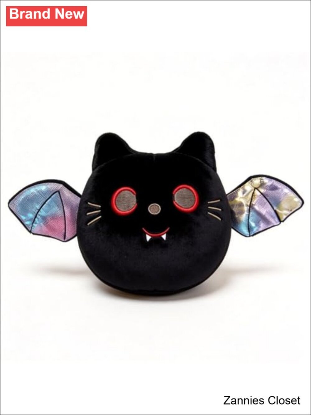 👻 5.51 Inch Soft Bat Cat Stuffed Animal Plush Toy with Wings